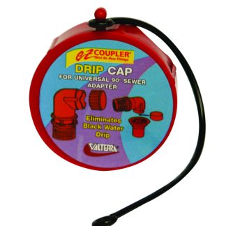 EZ Coupler Drip Cap, Red, Bulk