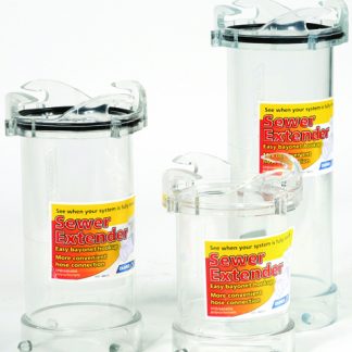 RV Sewer Extender, 5 Clear Adapter
