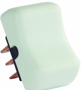 DPDT On/Off/On Momentary Switch, White