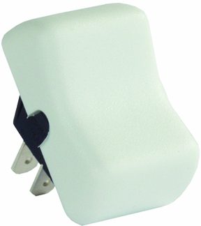 Single Replacement Momentary Rocker Switch, White