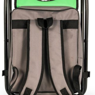 Camping Stool Backpack, Cooler Green