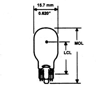 Bulb 921 Auto 3rd Brake Lamp 10/box