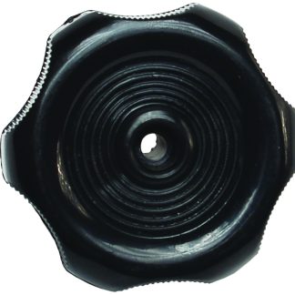 Window Knob - Black - 1 Shaft