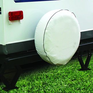 Cover, Spare Tire L_25-1/2 Dia Vinyl, Arctic White