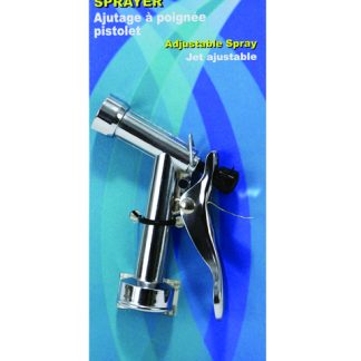 Hose Pistol Nozzle, Metal, Carded